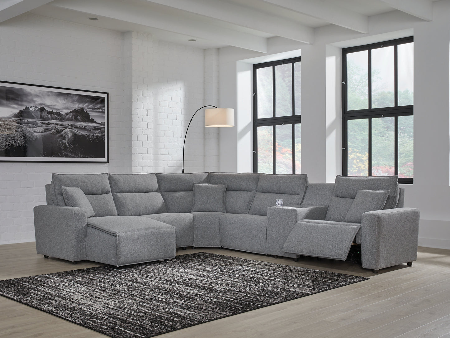 Modmax II 6-Piece Power Reclining Sectional with Chaise and Console