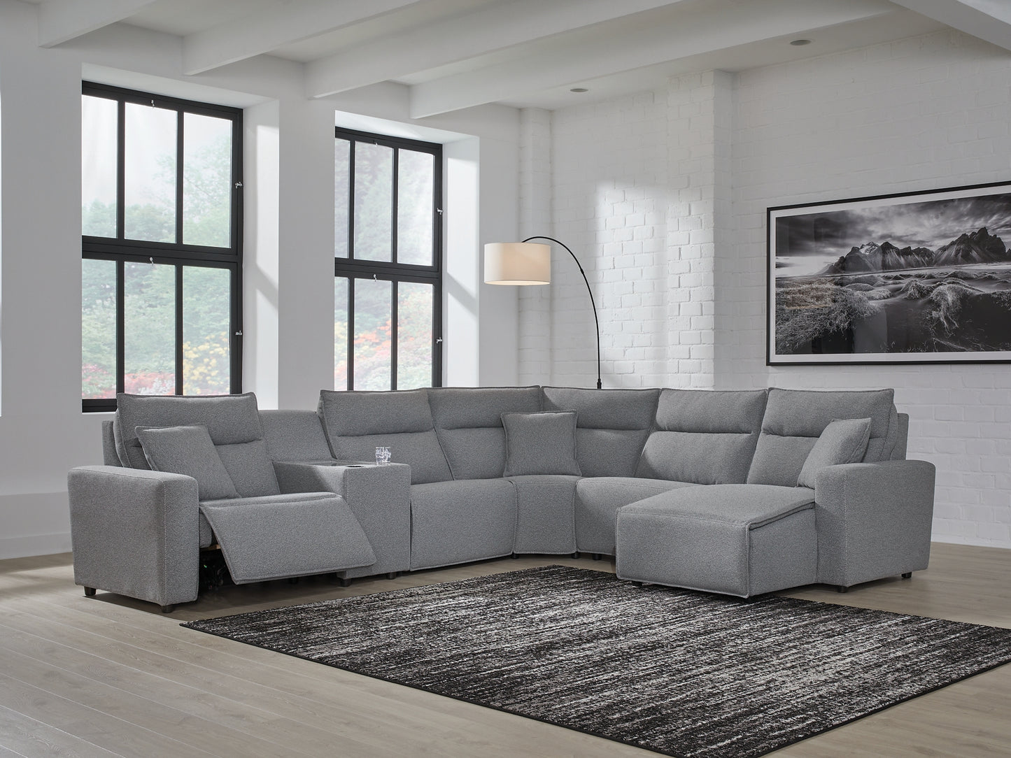 Modmax II 6-Piece Power Reclining Sectional with Chaise and Console