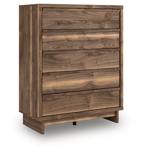 Chirason Five Drawer Wide Chest