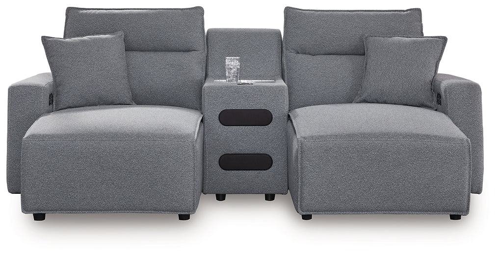 Modmax II 3-Piece Power Reclining Sectional with Chaise and Audio Console