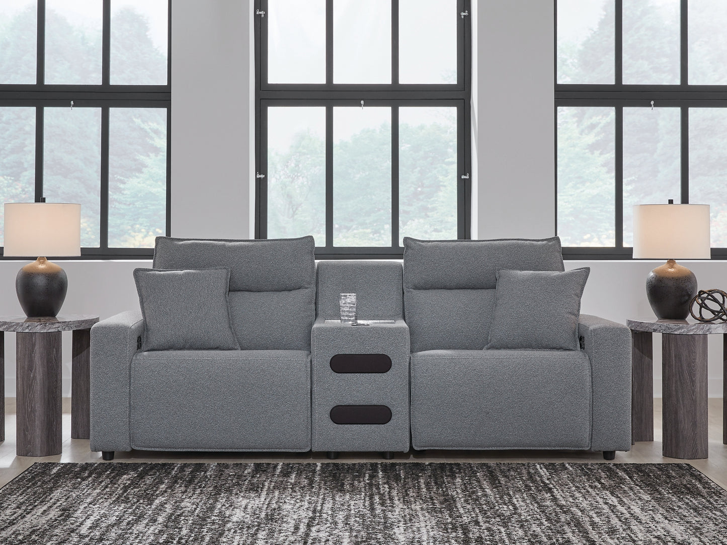 Modmax II 3-Piece Power Reclining Sectional with Audio Console