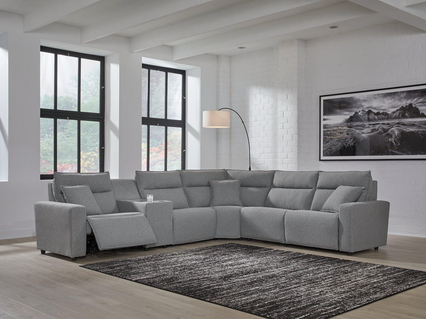 Modmax II 6-Piece Power Reclining Sectional with Console
