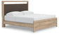 Kinlanni King Upholstered Platform Bed, Dresser, Mirror and Nightstand