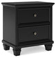 Lanolee King Panel Storage Bed, Dresser, Mirror and Nightstand