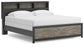 Broachmyn King Bookcase Panel Bed