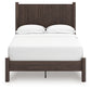 Pamytta Full Panel Platform Bed, Dresser and Mirror
