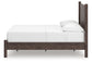 Pamytta Full Panel Platform Bed, Dresser and Mirror