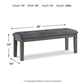 Hallanden Large UPH Dining Room Bench