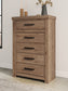Oliandon Five Drawer Chest