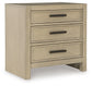 Calmoro Three Drawer Night Stand