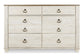 Willowton Six Drawer Dresser