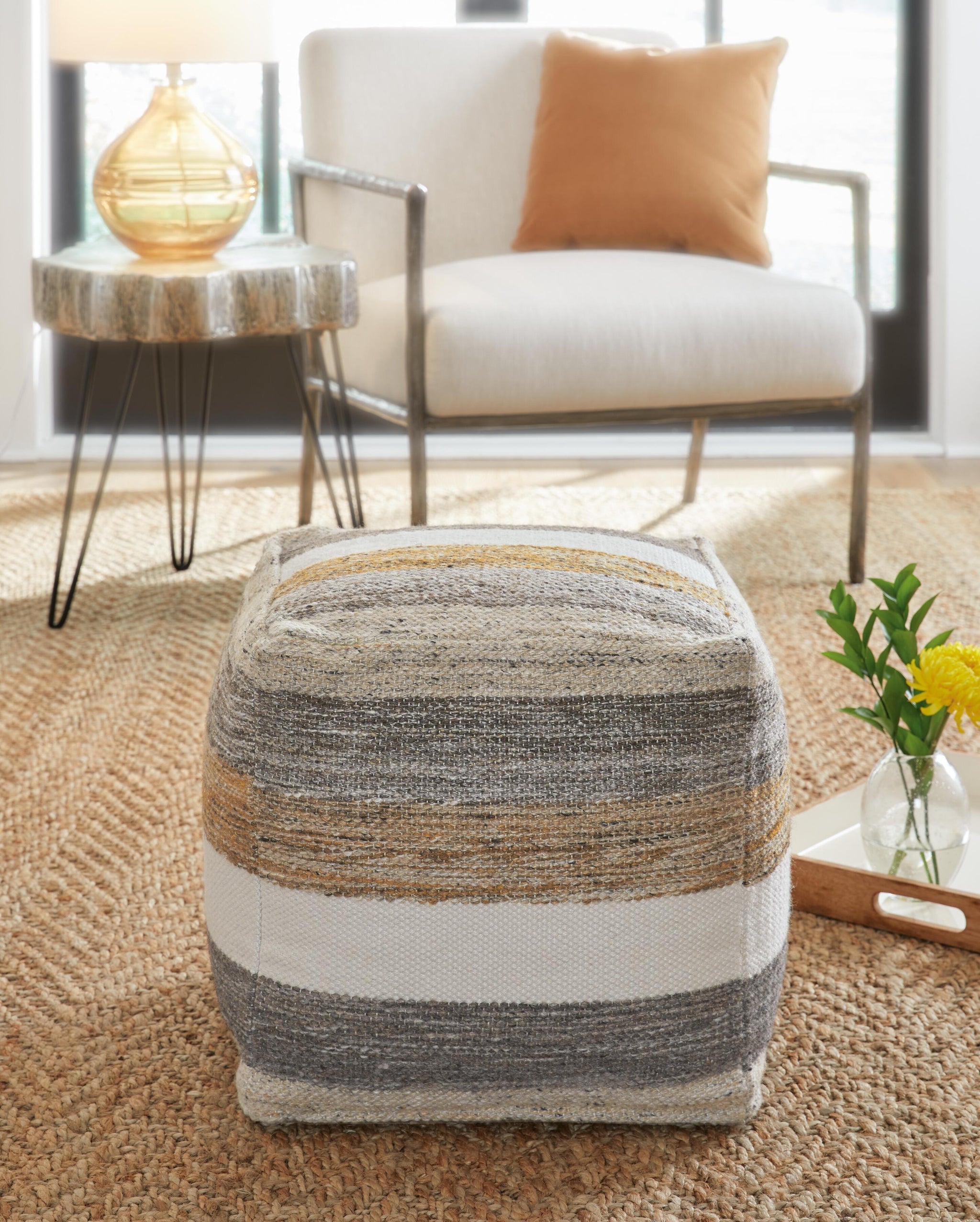HAY POUF マスタード Accessories > Poufs – Max Furniture LA