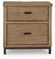 Tomtyn Two Drawer Night Stand