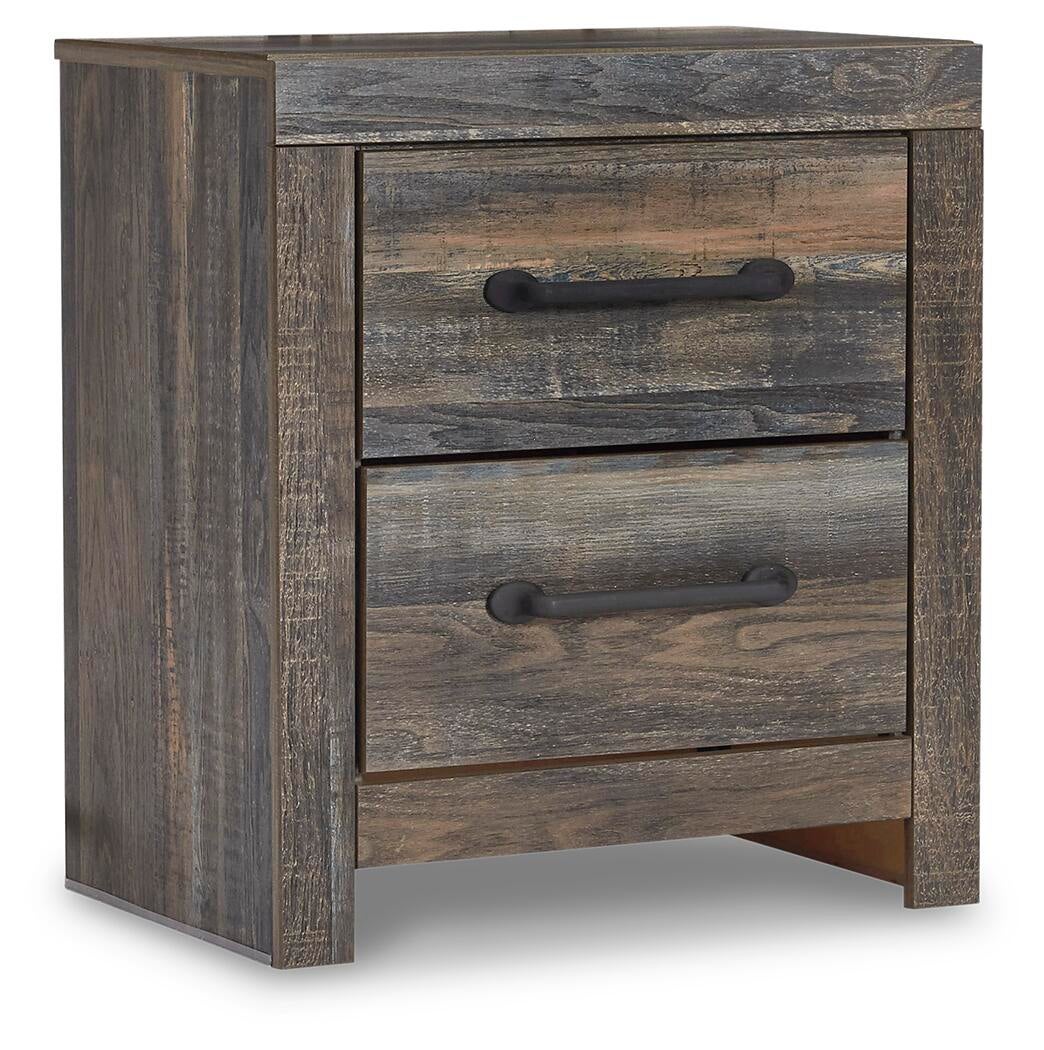 Drystan Queen Bookcase Headboard, Dresser, Mirror, Chest and Nightstand