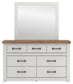 Savonport King Panel Storage Bed. Dresser, Mirror and Nightstand
