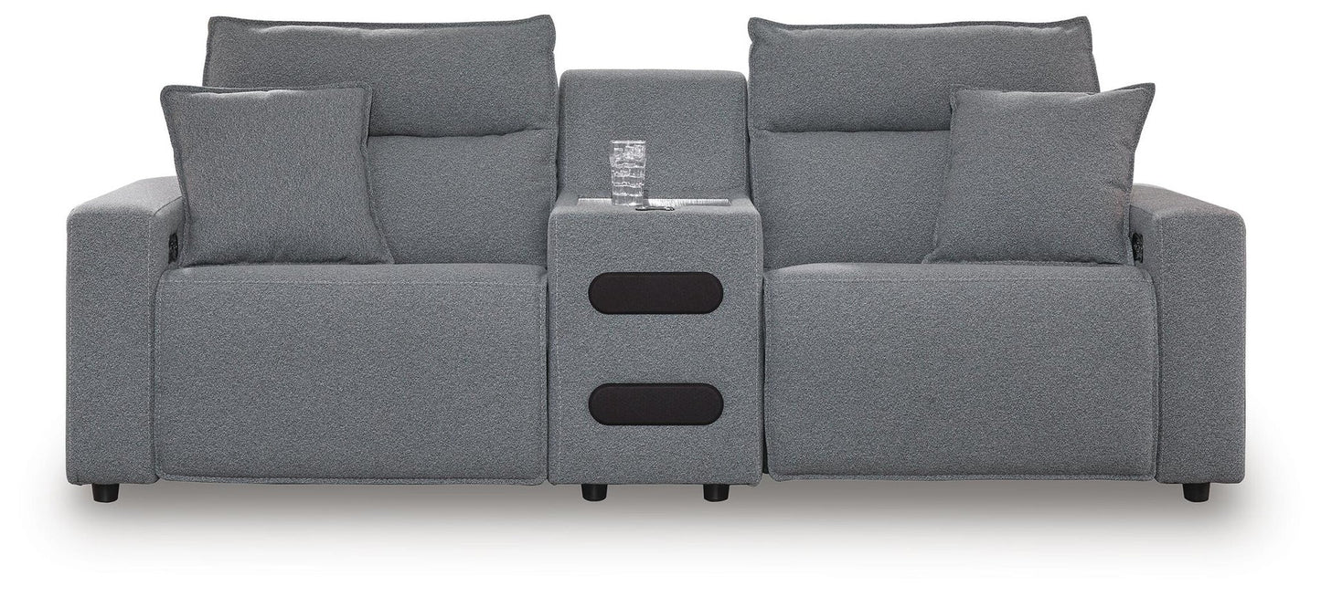 Modmax II 3-Piece Power Reclining Sectional with Audio Console