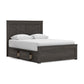 Vonitta Bay Queen Panel Bed with 2 Sided Storage